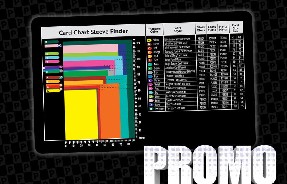 color card sleeves Phantom Sleeves Playmat