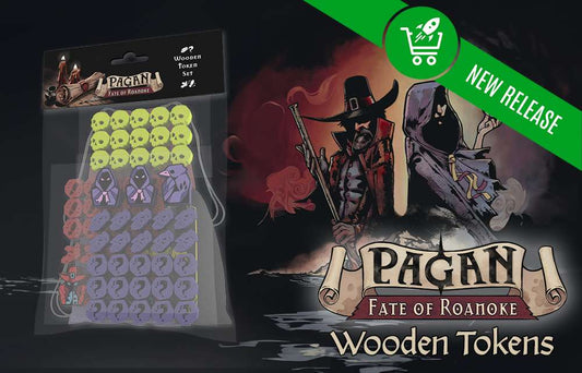 Pagan: Fate of Roanoke: Wooden Token Set
